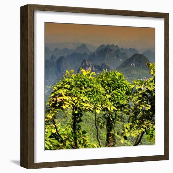 China 10MKm2 Collection - Guilin National Park at Sunset-Philippe Hugonnard-Framed Photographic Print