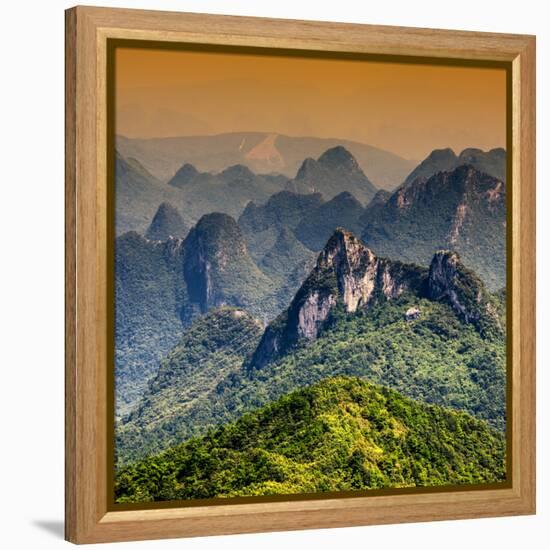 China 10MKm2 Collection - Guilin National Park at Sunset-Philippe Hugonnard-Framed Premier Image Canvas