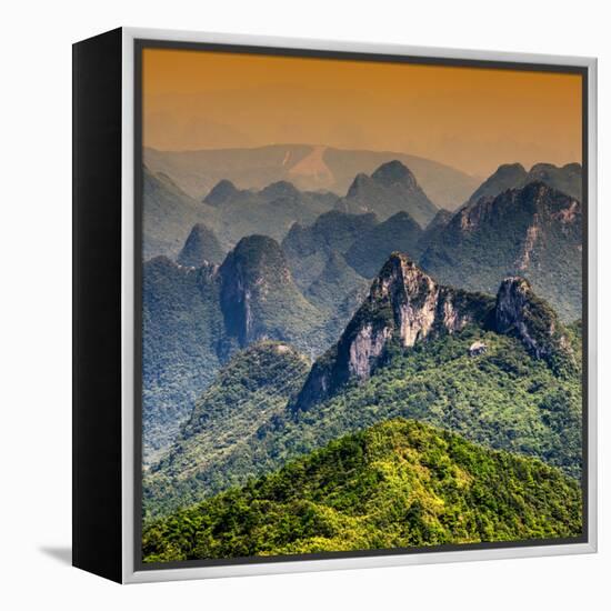 China 10MKm2 Collection - Guilin National Park at Sunset-Philippe Hugonnard-Framed Premier Image Canvas