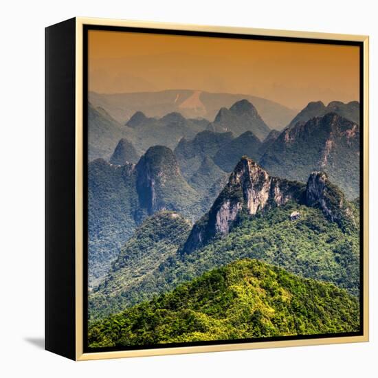 China 10MKm2 Collection - Guilin National Park at Sunset-Philippe Hugonnard-Framed Premier Image Canvas