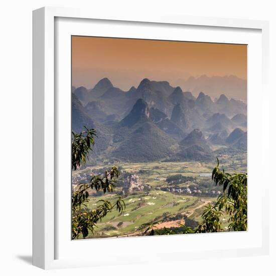 China 10MKm2 Collection - Guilin National Park at Sunset-Philippe Hugonnard-Framed Photographic Print