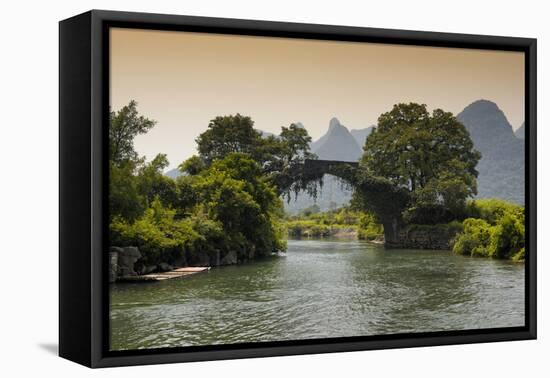 China 10MKm2 Collection - Guilin Yangshuo Bridge-Philippe Hugonnard-Framed Premier Image Canvas