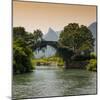 China 10MKm2 Collection - Guilin Yangshuo Bridge-Philippe Hugonnard-Mounted Photographic Print