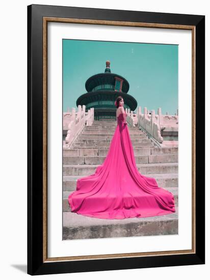 China 10MKm2 Collection - Instants Of Series - Fashion Pink-Philippe Hugonnard-Framed Photographic Print
