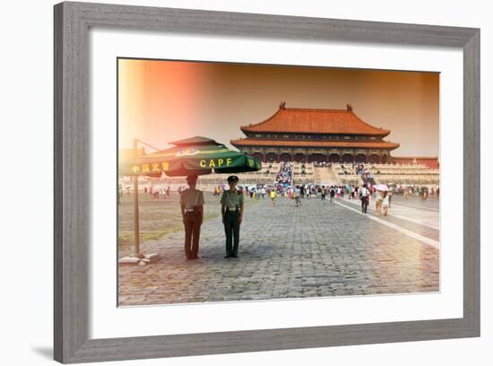 China 10MKm2 Collection - Instants Of Series - Forbidden City-Philippe Hugonnard-Framed Photographic Print