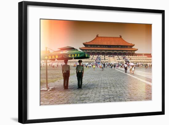 China 10MKm2 Collection - Instants Of Series - Forbidden City-Philippe Hugonnard-Framed Photographic Print