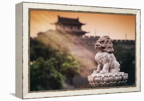 China 10MKm2 Collection - Instants Of Series - Guardian of the Temple-Philippe Hugonnard-Framed Premier Image Canvas