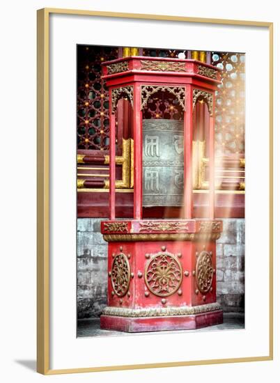 China 10MKm2 Collection - Instants Of Series - Prayer Wheel-Philippe Hugonnard-Framed Premium Photographic Print