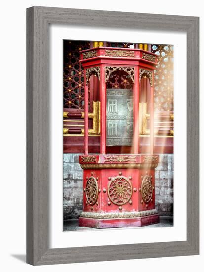 China 10MKm2 Collection - Instants Of Series - Prayer Wheel-Philippe Hugonnard-Framed Photographic Print