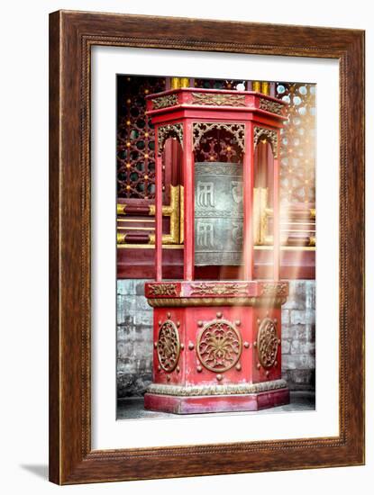 China 10MKm2 Collection - Instants Of Series - Prayer Wheel-Philippe Hugonnard-Framed Photographic Print