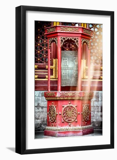 China 10MKm2 Collection - Instants Of Series - Prayer Wheel-Philippe Hugonnard-Framed Photographic Print