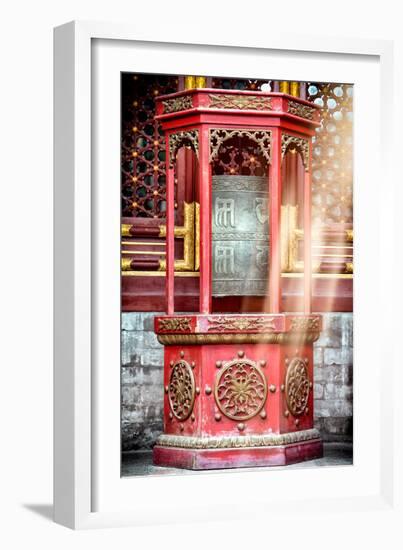 China 10MKm2 Collection - Instants Of Series - Prayer Wheel-Philippe Hugonnard-Framed Photographic Print