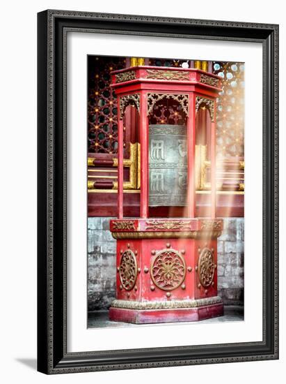 China 10MKm2 Collection - Instants Of Series - Prayer Wheel-Philippe Hugonnard-Framed Photographic Print