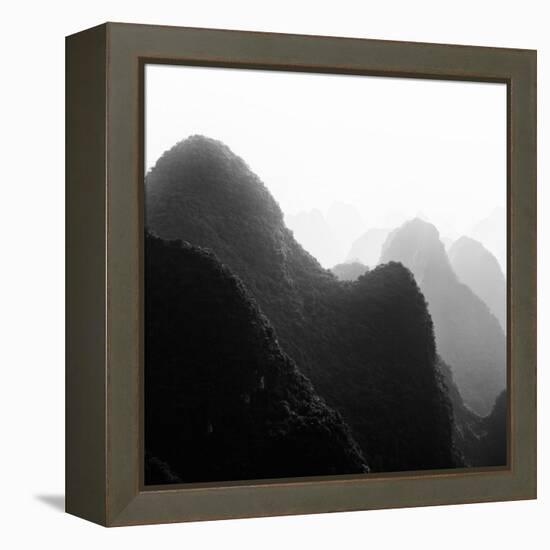 China 10MKm2 Collection - Karst Mountains at Sunset - Yangshuo-Philippe Hugonnard-Framed Premier Image Canvas