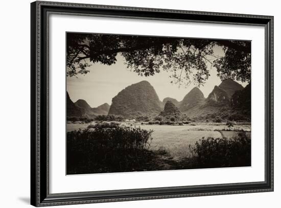 China 10MKm2 Collection - Karst Mountains - Yangshuo-Philippe Hugonnard-Framed Photographic Print