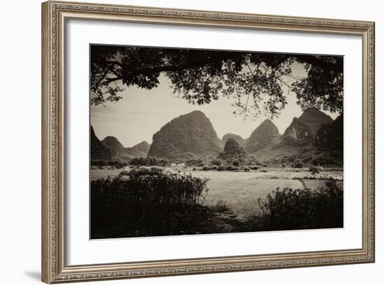 China 10MKm2 Collection - Karst Mountains - Yangshuo-Philippe Hugonnard-Framed Photographic Print