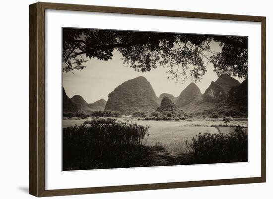 China 10MKm2 Collection - Karst Mountains - Yangshuo-Philippe Hugonnard-Framed Photographic Print