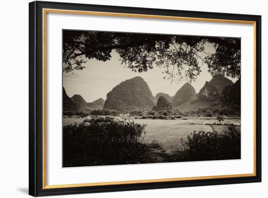 China 10MKm2 Collection - Karst Mountains - Yangshuo-Philippe Hugonnard-Framed Photographic Print