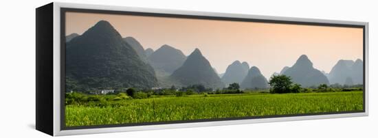 China 10MKm2 Collection - Karst Moutains in Yangshuo-Philippe Hugonnard-Framed Premier Image Canvas