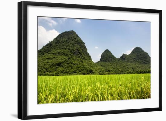 China 10MKm2 Collection - Karst Moutains in Yangshuo-Philippe Hugonnard-Framed Photographic Print