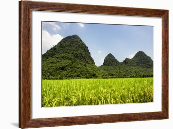 China 10MKm2 Collection - Karst Moutains in Yangshuo-Philippe Hugonnard-Framed Photographic Print