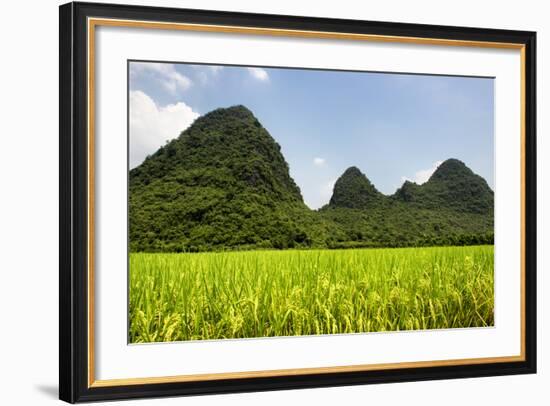 China 10MKm2 Collection - Karst Moutains in Yangshuo-Philippe Hugonnard-Framed Photographic Print