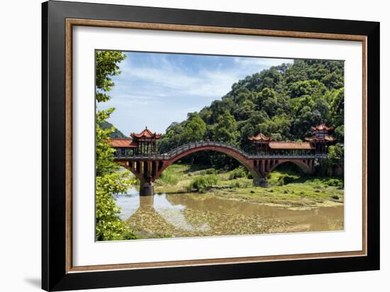 China 10MKm2 Collection - Leshan Giant Buddha Bridge-Philippe Hugonnard-Framed Photographic Print