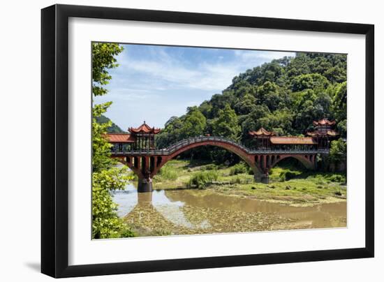 China 10MKm2 Collection - Leshan Giant Buddha Bridge-Philippe Hugonnard-Framed Photographic Print