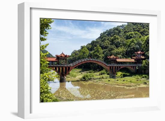 China 10MKm2 Collection - Leshan Giant Buddha Bridge-Philippe Hugonnard-Framed Photographic Print