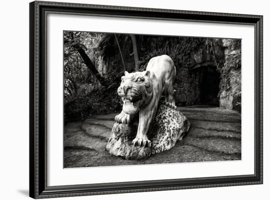 China 10MKm2 Collection - Lion - Buddhist Sculpture-Philippe Hugonnard-Framed Photographic Print