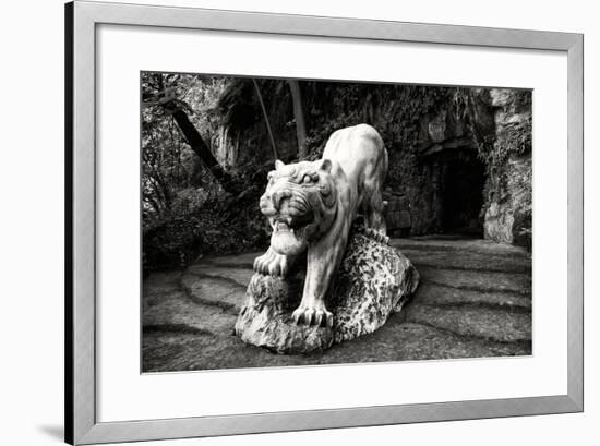 China 10MKm2 Collection - Lion - Buddhist Sculpture-Philippe Hugonnard-Framed Photographic Print