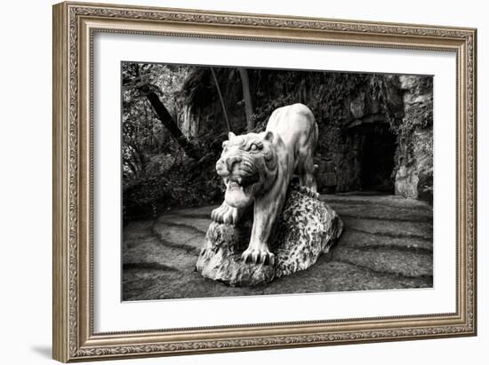 China 10MKm2 Collection - Lion - Buddhist Sculpture-Philippe Hugonnard-Framed Photographic Print