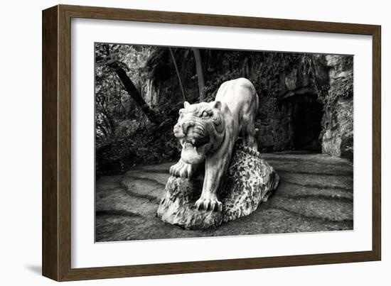 China 10MKm2 Collection - Lion - Buddhist Sculpture-Philippe Hugonnard-Framed Photographic Print