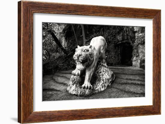 China 10MKm2 Collection - Lion - Buddhist Sculpture-Philippe Hugonnard-Framed Photographic Print