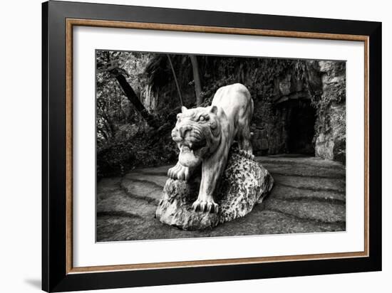 China 10MKm2 Collection - Lion - Buddhist Sculpture-Philippe Hugonnard-Framed Photographic Print