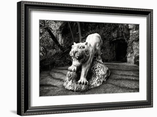 China 10MKm2 Collection - Lion - Buddhist Sculpture-Philippe Hugonnard-Framed Photographic Print