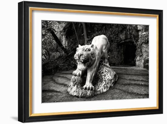 China 10MKm2 Collection - Lion - Buddhist Sculpture-Philippe Hugonnard-Framed Photographic Print