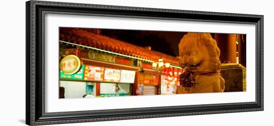 China 10MKm2 Collection - Lion Stands Guard-Philippe Hugonnard-Framed Photographic Print