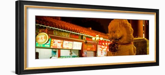 China 10MKm2 Collection - Lion Stands Guard-Philippe Hugonnard-Framed Photographic Print