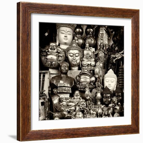 China 10MKm2 Collection - Market Buddhas-Philippe Hugonnard-Framed Photographic Print