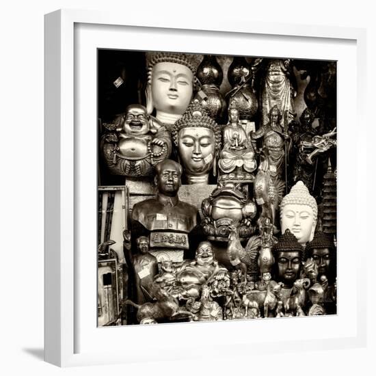 China 10MKm2 Collection - Market Buddhas-Philippe Hugonnard-Framed Photographic Print