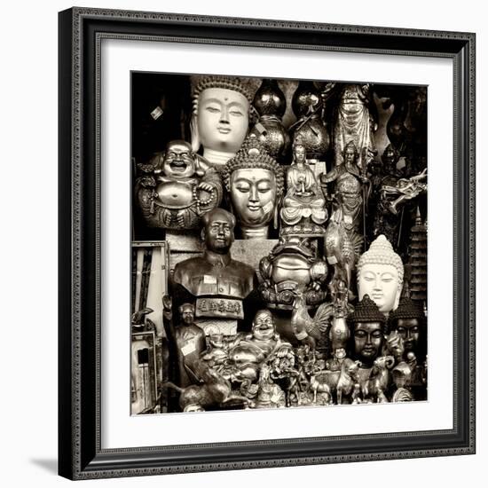 China 10MKm2 Collection - Market Buddhas-Philippe Hugonnard-Framed Photographic Print