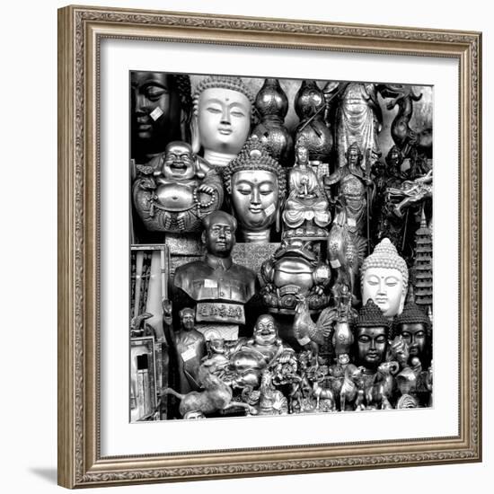 China 10MKm2 Collection - Market Buddhas-Philippe Hugonnard-Framed Photographic Print