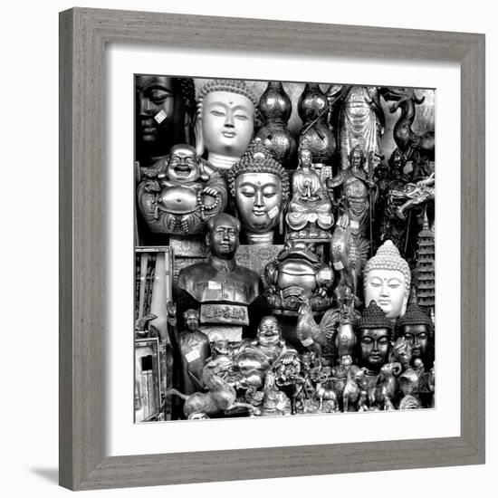 China 10MKm2 Collection - Market Buddhas-Philippe Hugonnard-Framed Photographic Print