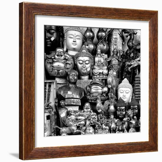 China 10MKm2 Collection - Market Buddhas-Philippe Hugonnard-Framed Photographic Print