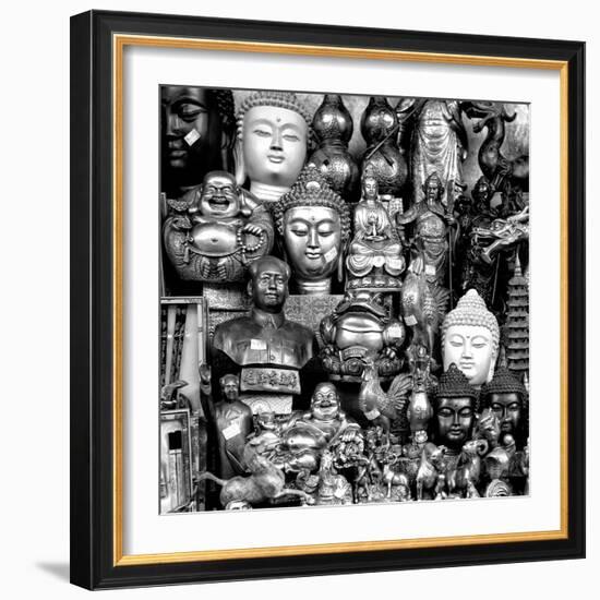 China 10MKm2 Collection - Market Buddhas-Philippe Hugonnard-Framed Photographic Print