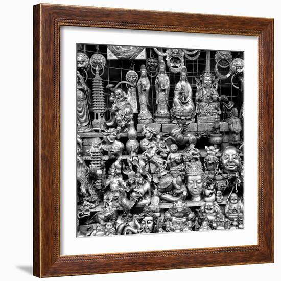 China 10MKm2 Collection - Market Buddhas-Philippe Hugonnard-Framed Photographic Print