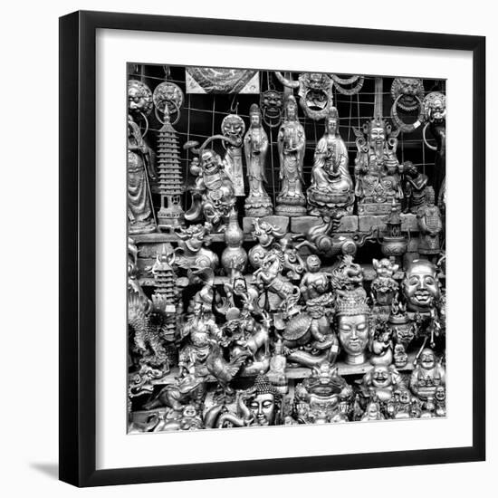 China 10MKm2 Collection - Market Buddhas-Philippe Hugonnard-Framed Photographic Print