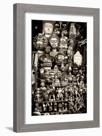 China 10MKm2 Collection - Market Buddhas-Philippe Hugonnard-Framed Photographic Print