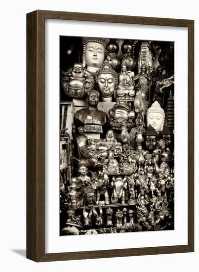 China 10MKm2 Collection - Market Buddhas-Philippe Hugonnard-Framed Photographic Print